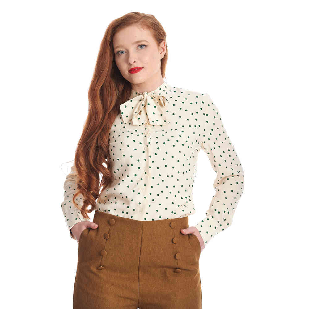 Banned - Spot Envy Blouse - Off white